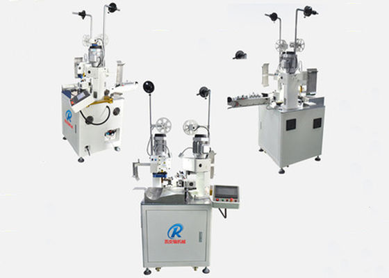 คุณภาพสูงอัตโนมัติคู่ปลายสายตัดปอกเทอร์มินัลกด Crimping Machine