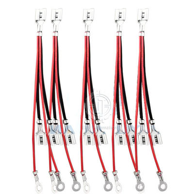 ห้าปลาย AWG18 เครื่องจีบเทอร์มินัลสายไฟสี่สายรวมกัน