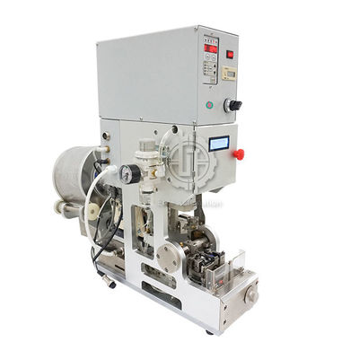 0.5-0.7Mpa เครื่องจีบแบบกึ่งอัตโนมัติสำหรับซีลลวดยางใส่กำลังโหลด