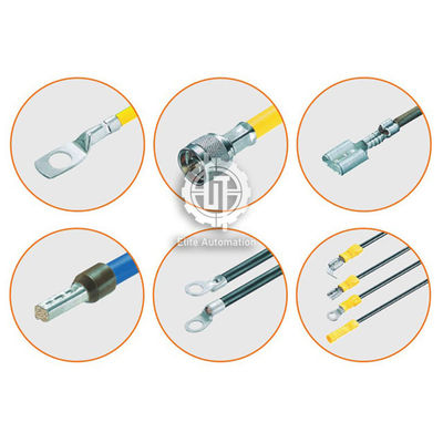 ขั้วต่อขนาดเล็ก Crimper ลวดลม 0.25-6.0mm2 ช่วงการจีบ